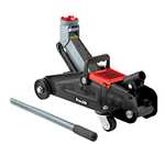 Pro-Lift F-2315PE Grey Hydraulic Trolley Jack Car Lift with Blow Molded Case-3000 LBS Capacity, 12 Inch