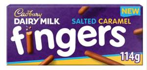Cadbury Dairy Milk Salted Caramel Fingers 114g
