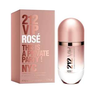 Carolina Herrera 212 VIP Rose Eau De Parfum 50ml - £28 delivered @ Superdrug