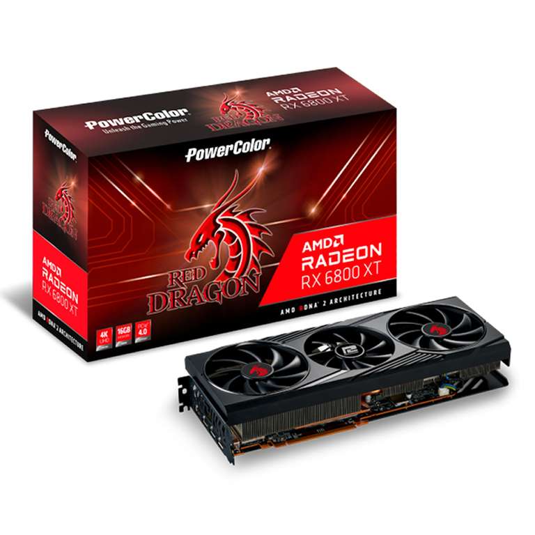 Powercolor Radeon RX 6800 XT Red Dragon 16GB Graphics Card £518.99 + £7.99 delivery @ Overclockers