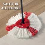 Vileda Turbo 2in1 Spin Mop Refill, Pack of 2 Turbo 2in1 Mop Head Replacements- £9 / £8.55 on Subscribe & Save @ Amazon