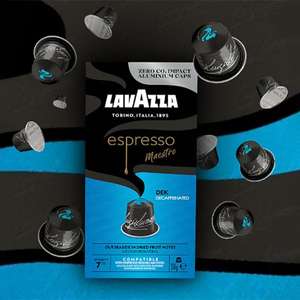 100 x Lavazza Espresso Maestro Decaf Coffee Nespresso Machine Aluminium Pods BBE 30/01/2023 £12.99 (£20.00 min spend) @ Discount Dragon