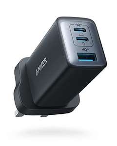 Anker USB C Plug, 735 Charger (Nano II 65W), PPS 3-Port Fast Compact USB C Charger Prime Exclusive W/Voucher Sold by AnkerDirect UK FBA