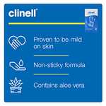Clinell Antimicrobial Hand Wipes Pack of 100 Sachets £6.71 @ Amazon