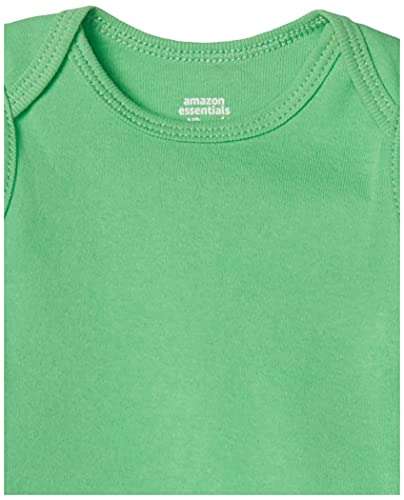 Amazon Essentials Unisex Babies' Sleeveless Bodysuits (Blue / Green), Pack of 6, 0 Months - Newborn - £5.46 Like New @ Amazon Warehouse