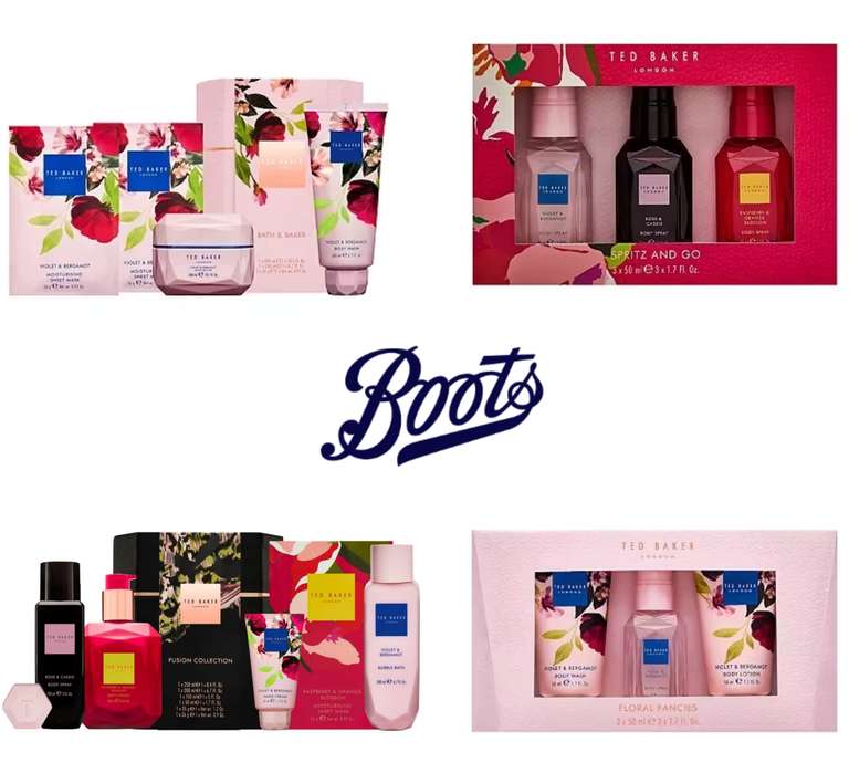 25% Off selected Ted Baker Gift Sets - from just £6.00 + Free candle ...
