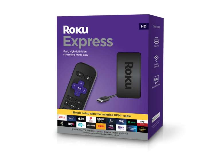 Roku Express HD £15 at B&M