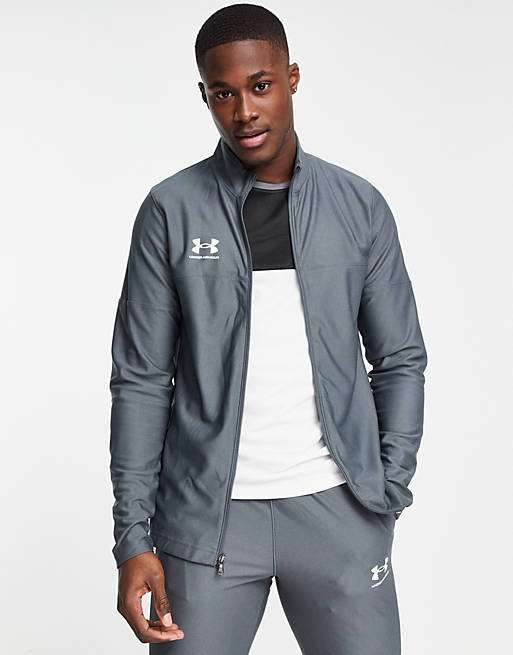 Under Armour Football Challenger tracksuit set in grey £28.80 with code + £4 delivery at asos