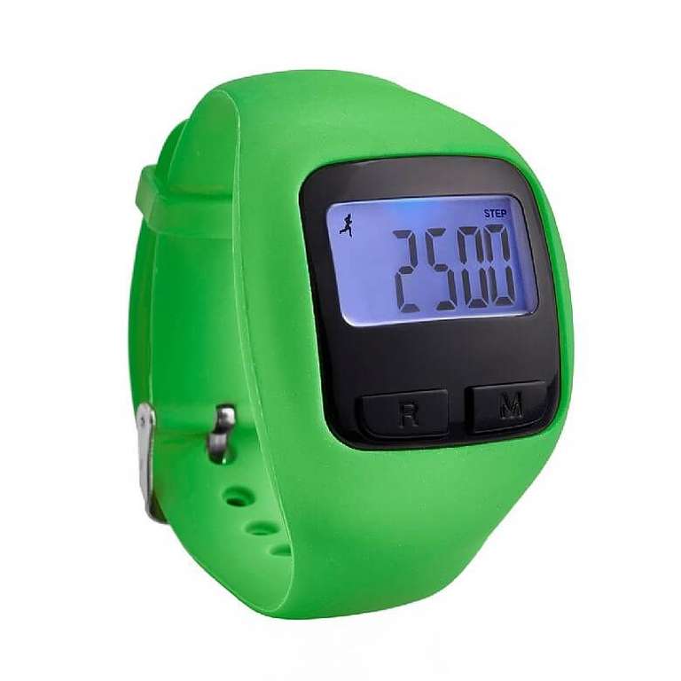 Large Face Fitness Tracker Green - Buy 1 Get 1 Free £4.99 + Free delivery With Code @ Coopers of Stortford