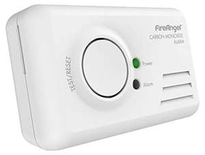 Fireangel CO-9B Carbon Monoxide Alarm, Kitemark Approved, 7 Year Life, White. £10.49 (£20.25 2pack) (+4.49 Non Prime) @ Amazon