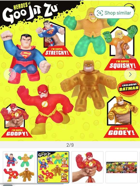 Heroes of Goo Jit Zu DC Hero Refresh Pack Figures - £10 (Free Collection) @ Argos