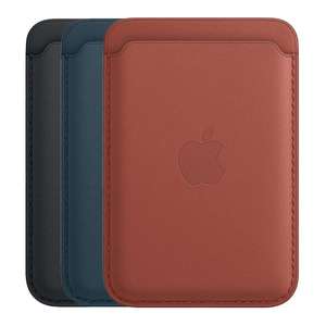 Apple Official iPhone Leather Wallet With MagSafe - Black / Brown / Blue (1st Gen) - £16.49 With Code Delivered @ MyMemory