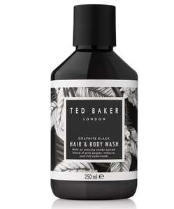 Ted Baker Hair And Body Wash Graphite Black 250ml Now £3.00 with Advantage Card @ Boots