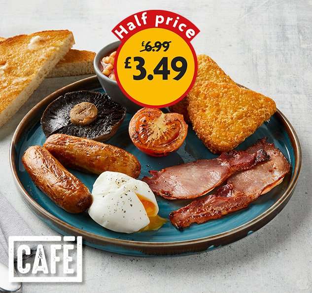 Full English Breakfast Only £3.49 @ Morrisons Cafe
