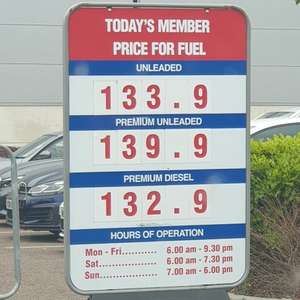 Costco Fuel - Premium Diesel - £1.329 / Unleaded Petrol - £1.339 / Premium Unleaded Petrol - £1.399 at Costco (Leicester)