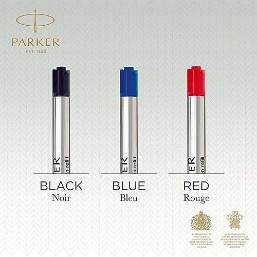 Parker Ballpoint Pen Refills | Medium Point | Black QUINKflow Ink | 2