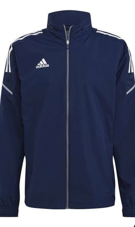 Men's Adidas Condivo 21 all weather jacket navy size XS & M - £24.99 (+£4.99 Delivery) @ MandM