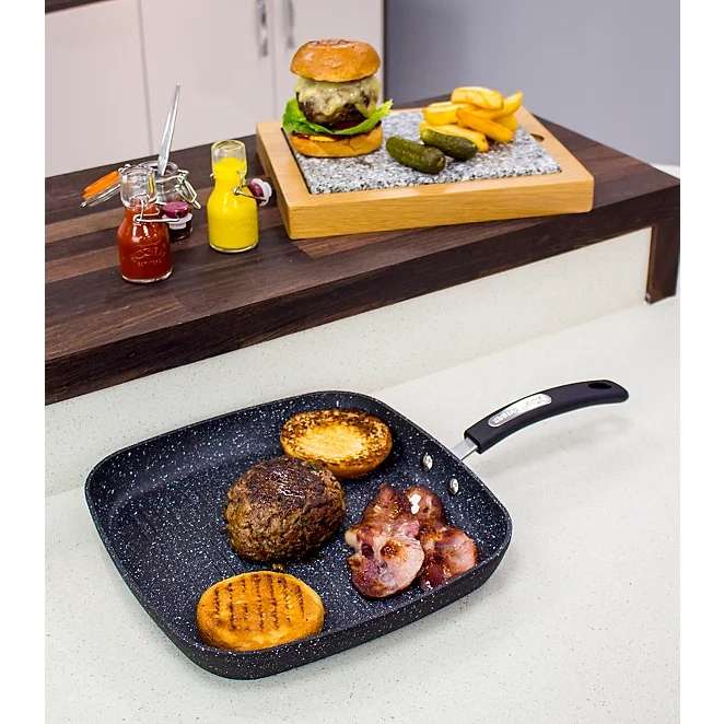 Scoville Neverstick 28cm Square Grill Pan - £10 +Free Click & Collect @ George (Asda)