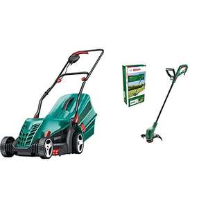 Bosch Rotak 34R Electric Lawnmower & Bosch 06008C1H71 Electric Grass Trimmer £107.43 @ Amazon