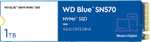 1TB - WD Blue SN570 PCIe Gen 3 x4 NVMe SSD - 3500MB/s, 3D TLC - £50.40 @ Amazon