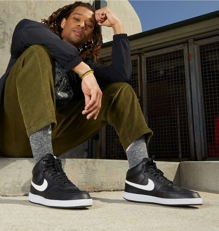 nike men's court vision mid winter shoes stores