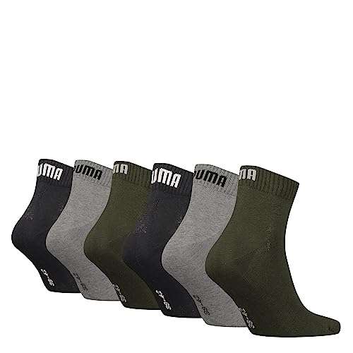 PUMA Quarter socks (Pack of 6) size 3-5