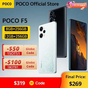 POCO F5 5G Snapdragon 7+ Gen 2 Octa Core 120Hz AMOLED DotDisplay 64MP Mobile Phone w/code sold by Poco Store
