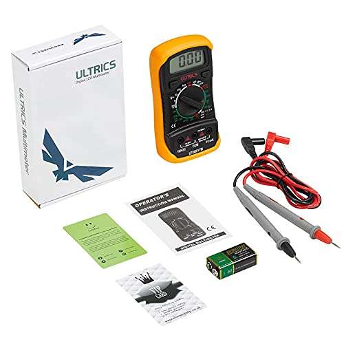 ULTRICS Digital Multimeter, Voltmeter Ammeter Ohmmeter Circuit Checker - £10.49 - Sold by ETHER UK and Fulfilled by Amazon