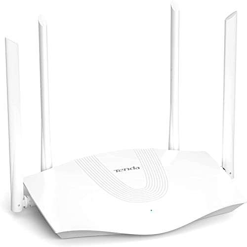 Tenda RX3 AX1800 Mbps Wi-Fi 6 Router, Gigabit Dual Band Wireless Router, OFDMA+MU-MIMO, 3 Gigabit LAN Ports - £40.73 @ Amazon