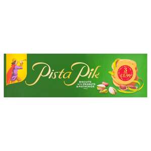 Pista Pik Biscuits with Peanuts and Pistachio x 3
