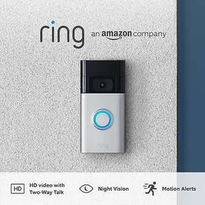 Ring Smart video Doorbell (2nd generation) with Free pop smart speaker with voucher code