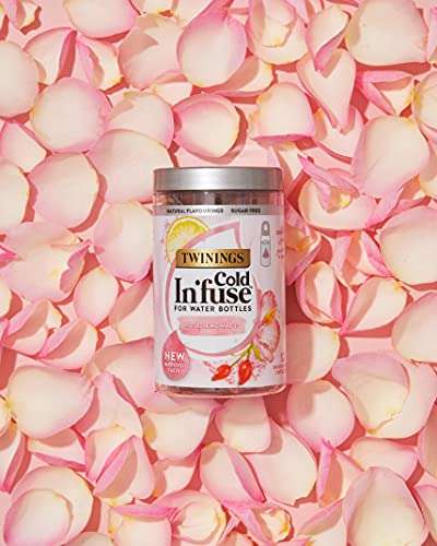 Twinings Cold Infuse Rose Lemonade, New Improved Taste, 72 Teabags (Multipack of 6 x 12 Infusers) £8.82 / £7.94 S&S at Amazon