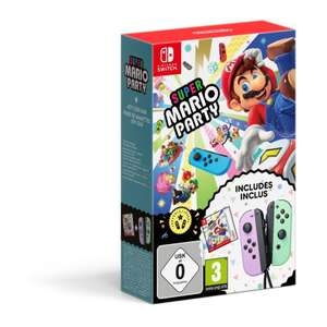 Super Mario Party + JoyCon Pastel Purple & Green (Switch) Free Click & Reserve