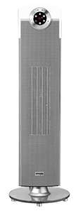 Dimplex Studio G 2.5KW Ceramic Tower Heater, with oscillation, run-back timer and remote control, grey - £44.98 @ Amazon