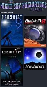 The Night Sky Navigators Bundle - Redshift 9 Premium, Redshift 8, Redshift Sky Pro Android & Solar Eclipse Android (Windows & Android)