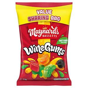 1kg Maynards Wine Gums (£5.23/£4.94 with S&S)