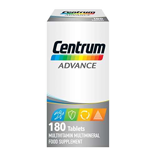 Centrum Advance Multivitamin & Mineral Tablets, 180 count (pack of 1) £10.29 @ Amazon