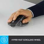 Logitech MX Master 2S Bluetooth Edition Wireless Mouse, Multi-Surface, Hyper-Fast Scrolling, Ergonomic, Rechargeable - Graphite