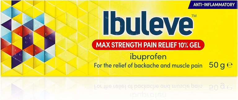 Ibuleve Max Strength Pain Relief 10% gel 50g - £5.49 @ Amazon