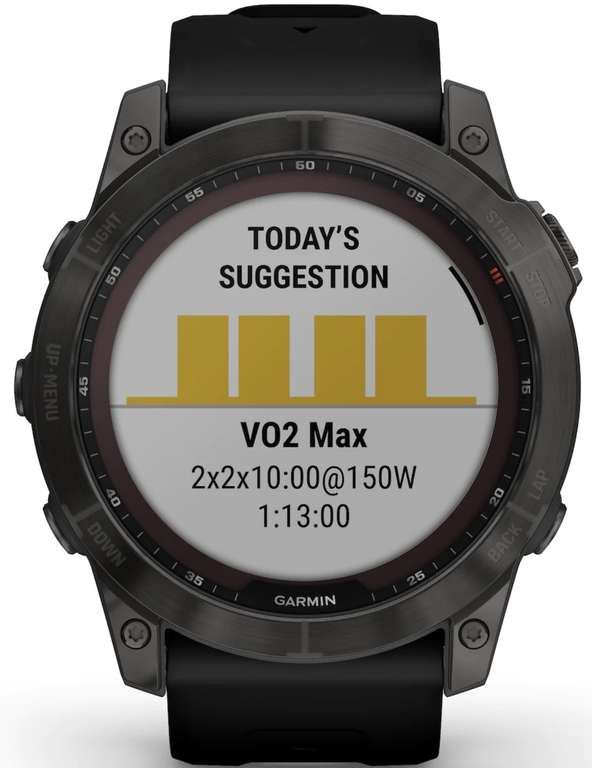 Garmin Watch Fenix 7X Sapphire Carbon Grey Titanium £503 with code @ Jura Watches