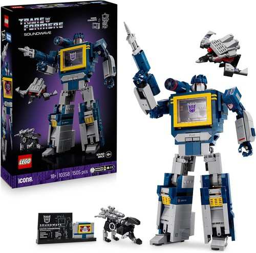 LEGO Icons Transformers: Soundwave 10358 - Sold by Jadlam Racing Models - With Code (UK Mainland)