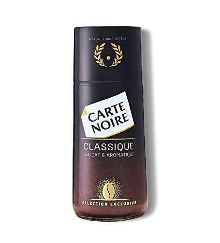 Carte Noire Instant Classic, Instant Coffee, 100g (6 Jars) £4.19 @ Amazon