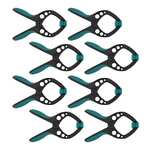 wolfcraft Set FZ 40 Spring Clamp 8 pcs. I 8651000 I Versatile aid for Hobbies and Repair tasks