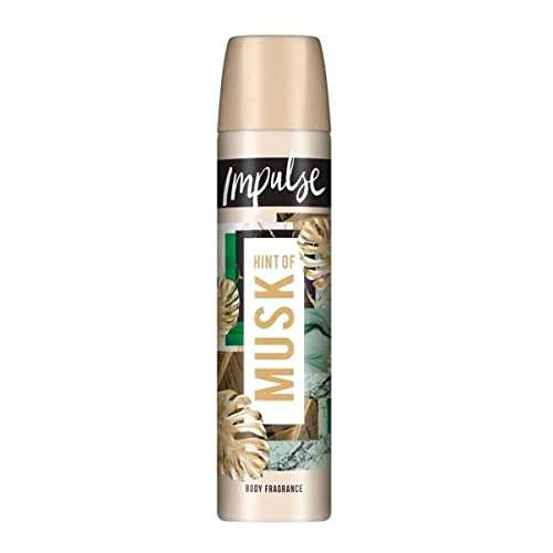Impulse Hint of Musk Body Spray, 75ml - 99p @ Amazon