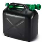 Halfords 10L Fuel Can with Air Vent - Black - £12.50 (£11.87 with Motoring Club Premium) Free click & Collect @ Halfords