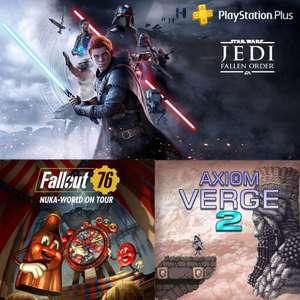 PS Plus Essential Games (January 2023) - Star Wars Jedi: Fallen Order, Fallout 76, Axiom Verge 2 (PS5 / PS4)