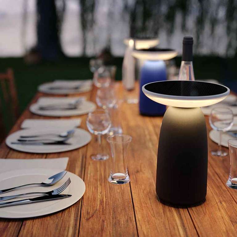 Lancaster Solar USB Camping Table Lamp - White - With Code
