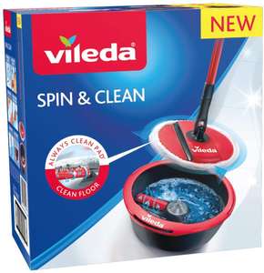 Vileda Spin and Clean Mop black/red - £19 @ Amazon