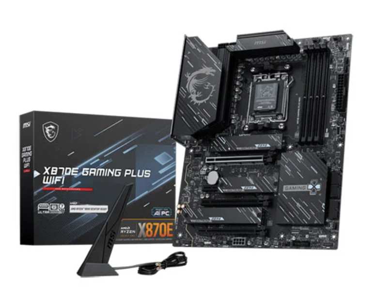 MSI X870E Gaming Plus Wifi AM5 DDR5 PCIe 5.0 ATX Motherboard