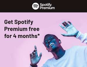 4 Months Spotify Premium Free via Argos Link (New Accounts) @ Spotify (Selected accounts)